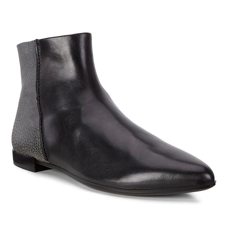 Women Boots Ecco Shape Pointy Ballerina - Ballerina Black - India AIQVTU063